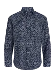 Jack & Jones - Jprblablackpool Print Ls Shirt - Vabaaja s&auml;rgid - M