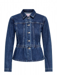 ONLY - Onlremi L/S Peplum Jacket Dnm Mae - L&uuml;hikesed teksap&uuml;ksid - M