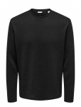 ONLY & SONS - Onstrey Life Reg Ls Strct Frml Tee - Pikkade varrukatega - XXL