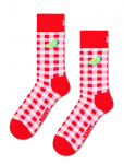 Happy Socks - Gingham Lime Sock - Tavalised sokid - 41-46