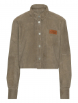 REMAIN Birger Christensen - Suede Cropped Shirt - Nahk - 36