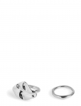 Pieces - Pcmanna Ring 2-Pack Pp - S&otilde;rmused - ONE SIZE