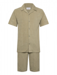 Lindbergh - Relaxed Fit Towel Shirt S/S Set - L&uuml;hikeste varrukatega s&auml;rgid - XXL