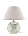 Globen Lighting - Table Lamp Castello 35 Light Green Marble - Laualambid - 35X35X38CM