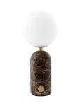 Globen Lighting - Portable Table Lamp Torrano Brown Marble - Laualambid - 12X12X28CM