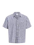 Jack & Jones - Jorriviera Linen Blend Shirt Ss Ln - L&uuml;hikeste varrukatega s&auml;rgid - S