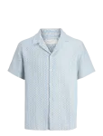 Jack & Jones - Jormontauk Crochet Shirt Ss Sa26 Ln - Vabaaja s&auml;rgid - L