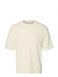 Selected - Slmhenry Ss Knit Structure Tee - L&uuml;hikeste varrukatega - XXL