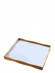 Aida - Raw Teak - Bakke Vendbar 45X38X4,5 Cm. Tykkelse 0,9 Cm - Kandikud - ONE SIZE