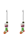 House Doctor - Christmas Ornament, Hdstok, White, - J&otilde;ulukuulid ja kuuseehted - ONE SIZE