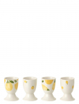 J-Line - S/4 Egg Cup Lem Ceram Wh/Yell - Munatopsid - H7CM