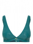 Puma Swim - Puma Swim Women Embossed V-Neck Plunge  Top 1P - Sportbikiinid - XL