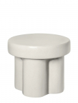 Blomus - Ceramic Stool, Low - &Oslash; 40 Cm - Toru - Lily White - Abilauad ja v&auml;ikesed lauad - L 40CM