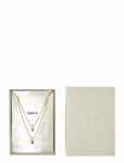 Pilgrim - Penina Gift Set, Necklace & Earstuds, Gold-Plated - Kett-kaelakeed - ONE SIZE