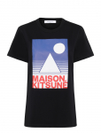 Maison Kitsune - Blue Anthony Burrill 4 Classic Tee-Shirt - L&uuml;hikeste varrukatega - M