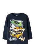 Name It - Nmmjunior Hotwheels Ls Nreg Top Box Mat - Pikkade varrukatega T-s&auml;rgid - 98