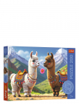 Trefl - Pappussel Trefl 200 Bitar Colourful Lamas - Klassikalised m&otilde;istatused - ONE SIZE