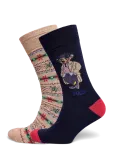 Polo Ralph Lauren - Polo Bear Trouser Sock 2-Pack - Tavalised sokid - 43-46