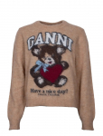 Ganni - Brushed Alpaca Crewneck - Džemprid - S