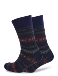 Polo Ralph Lauren - Fair Isle Wool-Blend Socks - Tavalised sokid - 43-46