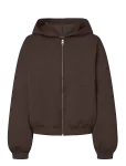 Pieces - Pcbucuba Ls Zipper Scuba Hoodie Act Jrs - Kapuutsiga pusad - L