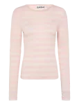 Ganni - Stripe Rib Long-Sleeve - Pikkade varrukatega - L
