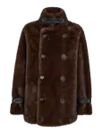 MOS MOSH - Mmnanette Faux Fur Jacket - Kunstkarusnahk - L