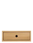 House Nordic - Lotte - Wallmounted Chest, 1 Drawer, Lacquered Oak, - Kapid - 25X40XH15CM