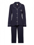 Lauren Ralph Lauren Homewear - Lrl Hammond Knit Collar Pj Set - Pyjamas - XS