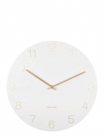 KARLSSON - Wall Clock Charm Engraved Numbers Black - Seinakellad - &Oslash;40CM