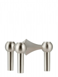 STOFF Nagel - Nagel Candle Holder - Brushed Chrome - K&uuml;&uuml;nlajalad - 6.9X10.2CM