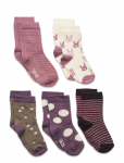 Minymo - Socks W. Pattern (5-Pack) - Sokid - 35\38