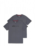 Alpha Industries - Alpha Label T-Shirt 2 Pack - L&uuml;hikeste varrukatega - XL