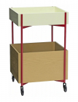 H&uuml;bsch - Fresh Trolley - Ratastega lauad - 42X41XH68CM
