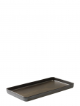 Aida - Raw Metallic Brown - Rectangular Dish - Serveerimisvaagnad - 34X18X2.5CM
