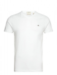 Gant - Slim Shield V-Neck T-Shirt - L&uuml;hikeste varrukatega - XXXL