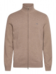 GANT - Cotton Knit Zip Cardigan - Lukuga džemprid - XXL