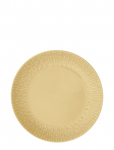 Aida - Confetti Mustard Frokost Tall. M/Relief Porcel&aelig;n 1 Stk 24 Cm. - V&auml;ikesed taldrikud - ONE SIZE x 25.3
