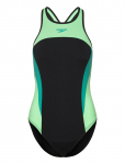 Speedo - Womens High Neck Splice Cross Back Swimsuit - Spordi ujumistrikood - 34