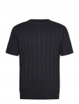 Lindbergh - Knitted Crew Neck T-Shirt - L&uuml;hikeste varrukatega - L