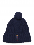 Polo Ralph Lauren - Rws Wool Recyc Nyln-Pom Dnm Bear Be - Kootud m&uuml;tsid - ONE SIZE
