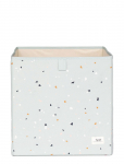 3 Sprouts - 3 Sprouts Storage Box, Terrazzo/Green - Hoiukarbid - 33CM X 33CM X 33CM