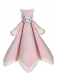 Teddykompaniet - Diinglisar, Blankie, Cat, Baby Pink - Kaisutekid - 35X35CM