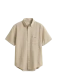 Gant - Reg Cotton Linen Ss Shirt - L&uuml;hikeste varrukatega s&auml;rgid - L