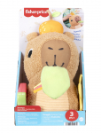Fisher-Price - Snuggly Snacky Capybara Plush Baby Sensory Toy With Teether & Rattle For Newborns - Pehmed m&auml;nguasjad - ONE SIZE