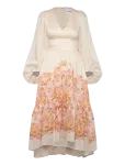 Malina - Sasia Deep V Neck Midi Dress - &Otilde;htukleidid - 42