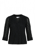 Vila - Vilumena V-Neck 3/4 Top - Pikkade varrukatega - S