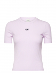 Calvin Klein Jeans - A- Modal Rib Tee (Essential) - L&uuml;hikeste varrukatega - XS