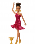 Barbie - Ballroom Dancer Fashion Doll With Brown Styled Hair, Dancing Trophy Accessory - Nukud - ONE SIZE