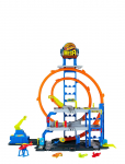 Hot Wheels - City Mega Loop Garage Playset With 1 Die-Cast Toy Car & 1 Toy Helicopter In 1:64 Scale - V&otilde;idus&otilde;idurajad - ONE SIZE